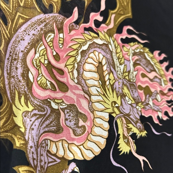 90s Vintage Betsey Johnson Tattoo Dragon Dress ASO Monica Geller Friends - Picture 5 of 5